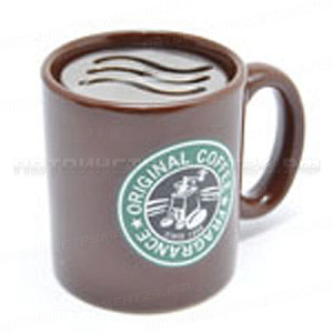 Освежитель воздуха AB-73698 COFFEE CUP DARK (strong coffee) гелевый 50гр АВТОСТОП /1/40
